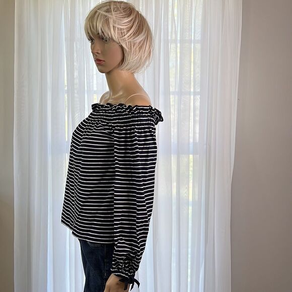 Banana Republic Off Shoulder Top Small - Picture 1 of 5